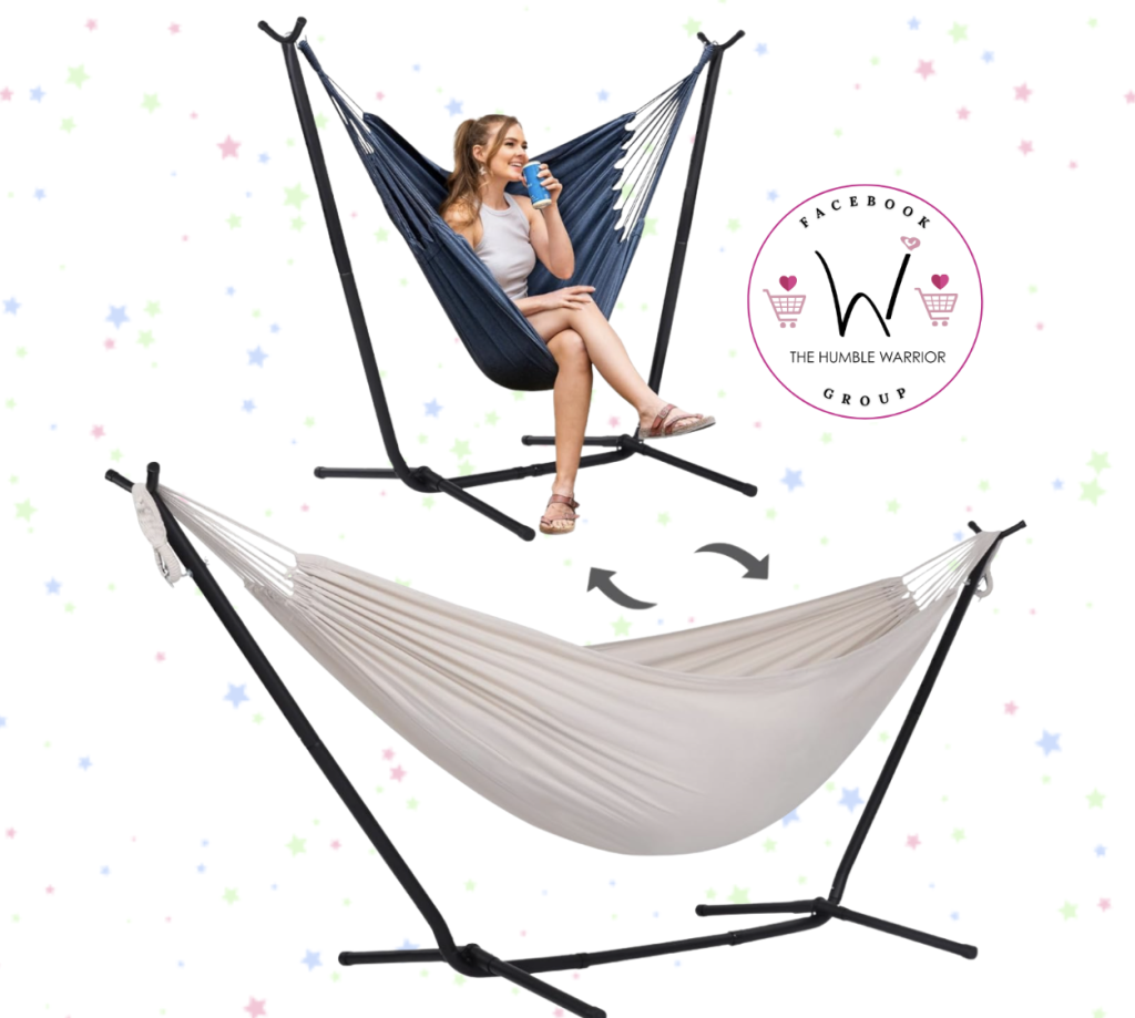 SUNCREAT 2-in-1 Convertible Double Hammock!